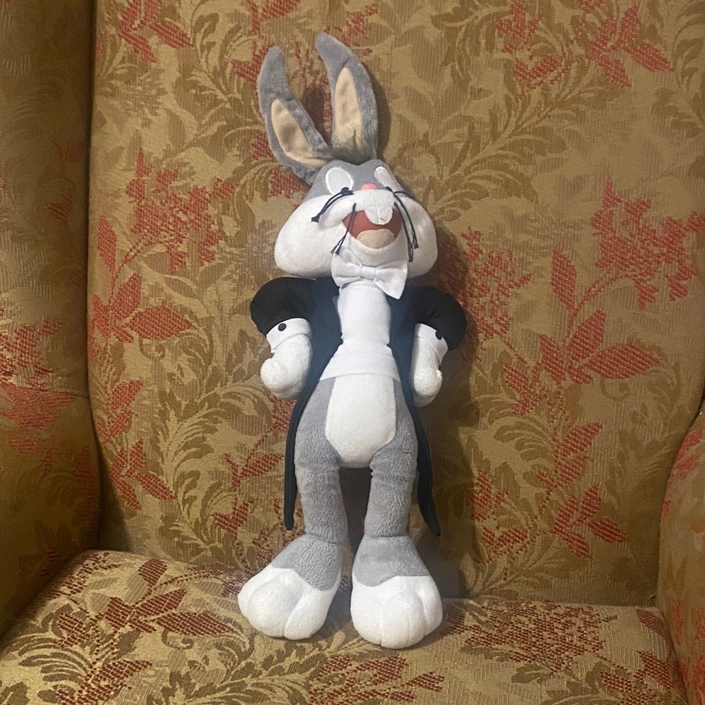 18" BUGS BUNNY Symphony WARNER BROS LOONEY TUNES FIGURINE Plush Toy New